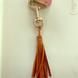 Leather key chain